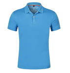 2019 Polo Shirts Men High Quality Cotton Short Sleeve Shirts Business Casual Solid Summer Sport Jerseys Golf Tennis Black Shirts