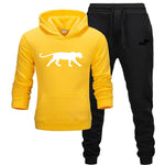 Winter Autumn Men Hoodie sweatshirt jacket+ joggers sweatpants man printing suits sportwear Tracksuit Fight Color Brand clothing