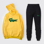 2019 spoof Funny brand men crocodile hoodies sweatshirts winter Street trend sudaderas hombre jogging Sportswearsets Tops+ Pants