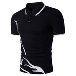 summer new Polo shirt men short-sleeved casual Slim solid color Polo shirt shrink-proof quick-drying outdoor leisure POLO shirt